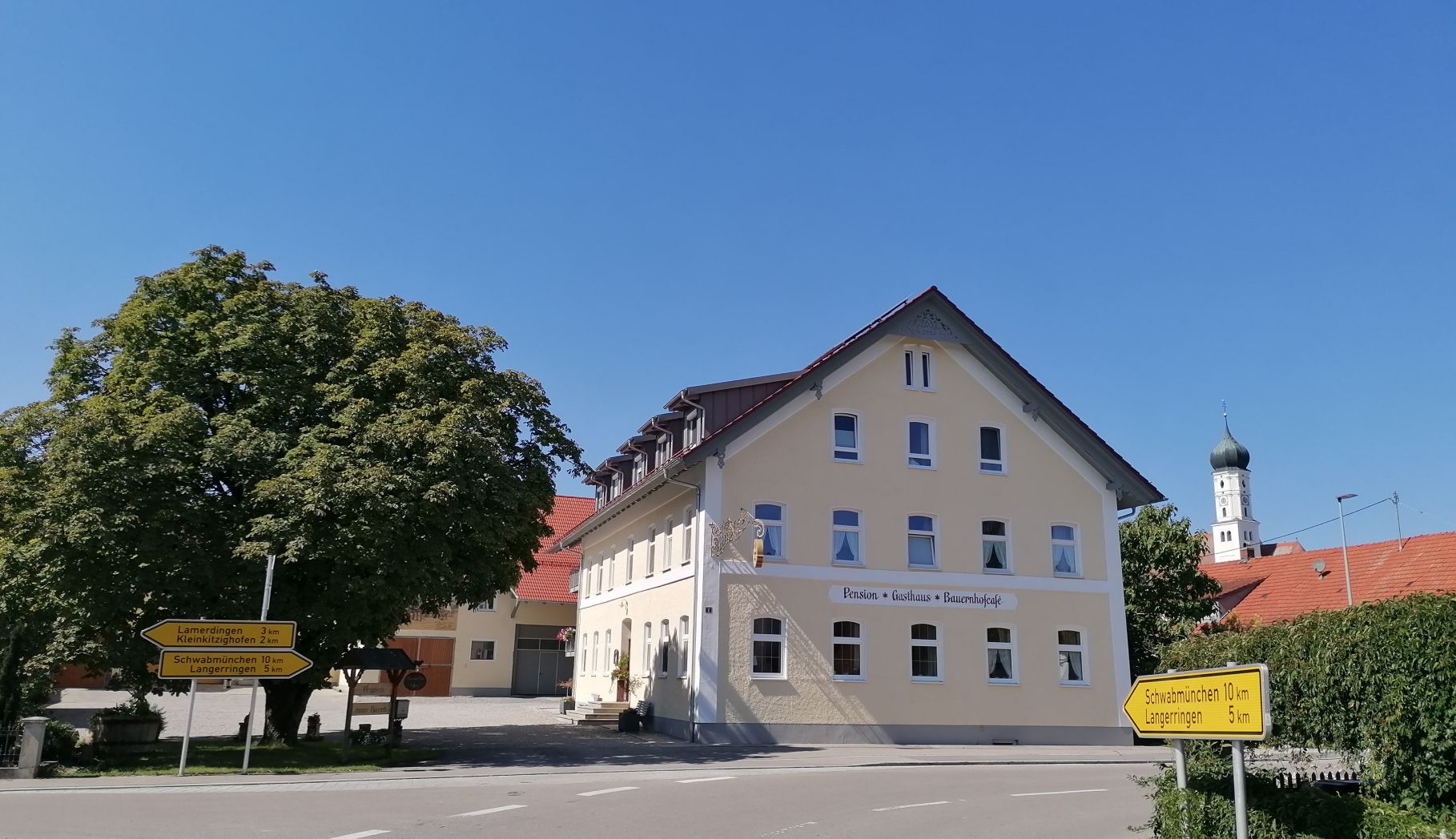 Außenansicht der Pension